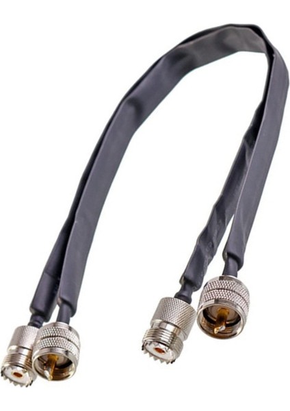 Uhf Dişi - Uhf Dişi 50 Ohm Rf Koaksiyel Pigtail Uzatma Kablosu, 50CM (Yurt Dışından)