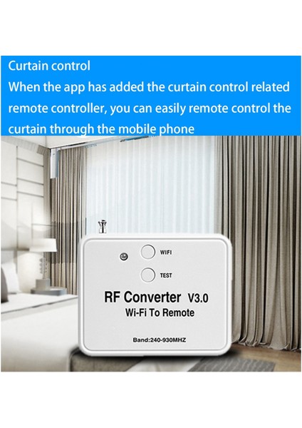 Wifi Uzaktan Kumanda Dönüştürücü Rf Radyo Frekansı Wifi 240-930 Mhz (Yurt Dışından)