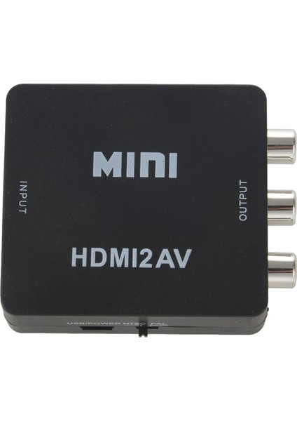 1080P HDMI Kompozit - Rca Ses Video Av Cvbs Dönüştürücü Adaptör (Yurt Dışından)