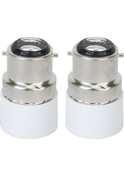 2x B22 - E14 Vidalı LED Ampul Soket Adaptörü Dönüştürücü (Yurt Dışından)