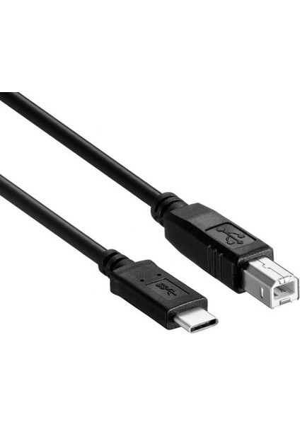 Usb-C USB 3.1 Tip C Erkek - Usb2.0 USB B Erkek Veri Kablosu 1m (Yurt Dışından)