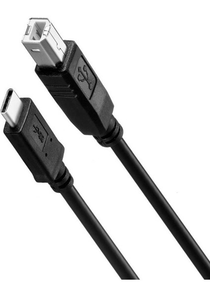 Usb-C USB 3.1 Tip C Erkek - Usb2.0 USB B Erkek Veri Kablosu 1m (Yurt Dışından)