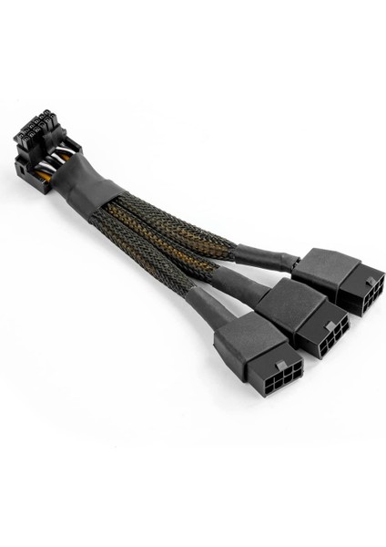 16PIN Gpu Kablosu - 3x 8 Pin Pcie Uzatma - Besleme Adaptörü (Tip B) (Yurt Dışından)