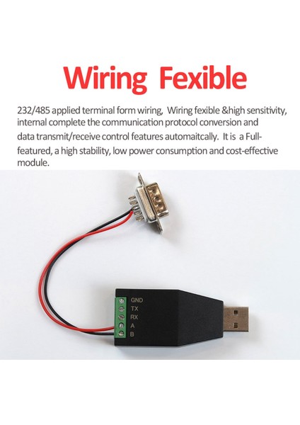Usb'den RS232 RS485'E USB Seri Iletişim Modülü Sinyal Dönüştürücü (Yurt Dışından)