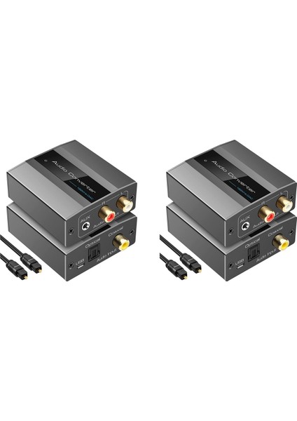 Optikten Rca'ya Dönüştürücü Ses Dönüştürücü Dijitalden Analog Sese (Yurt Dışından)