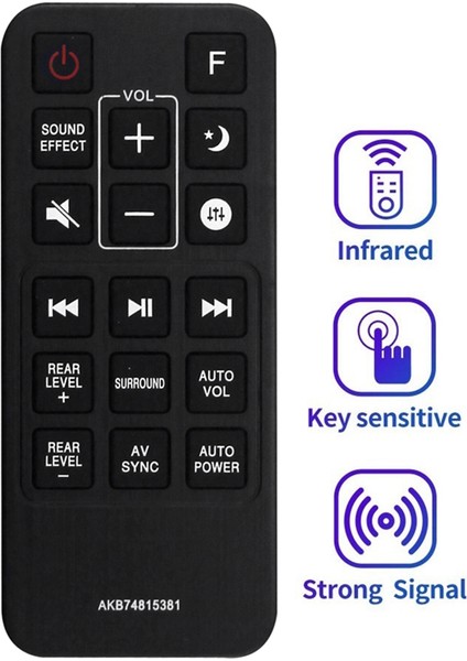 Lg Sound Bar Sj7-C SPJ8B-W Için AKB74815381 Uzaktan Kumandayı Değiştirin (Yurt Dışından) fiyatları