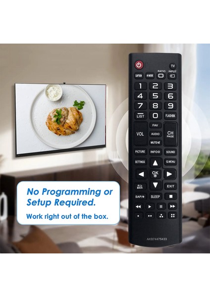 AKB74475433 Lg Tv Için Uzaktan Değiştirin 43LF5400 32LF550B 42LF5500 (Yurt Dışından) fırsatları