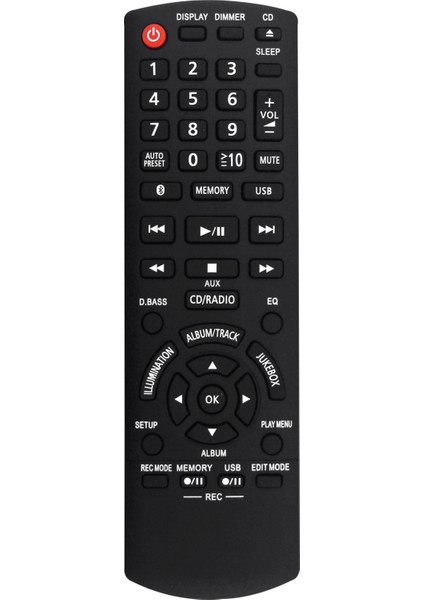 Panasonic SA-AKX900 Bt CD Stereo Sistemi Için N2QAYB001094 Uzaktan Kumanda (Yurt Dışından)