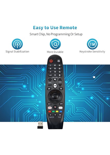 AN-MR650A AM-HR650A Lg Tv Için Sesli Uzaktan Kumandayı Değiştirin (Yurt Dışından) modelleri
