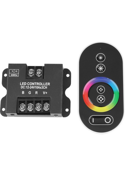 30A Kontak Rgb Rf Uzaktan Kumanda Dc 12V 24V 3KANALX10A Denetleyici (Yurt Dışından)