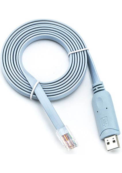 1 Adet 1.8m Usb'den RJ45'E Kablo Usb'den RS232'YE Seri Kablo Usb'den RJ45'E (Yurt Dışından)