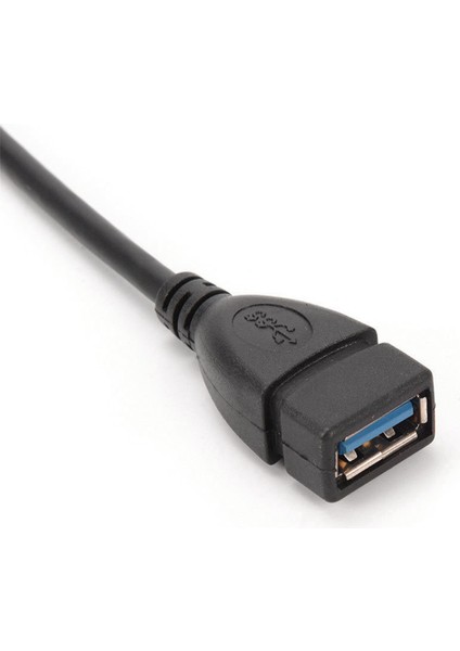 USB 3.0 Açı 90 Derece Uzatma Kablosu Erkek - Dişi Adaptör Yukarı (Yurt Dışından)