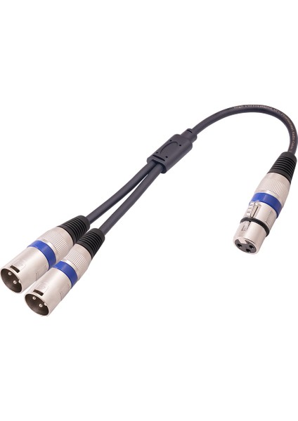 Xlr Dişi - Çift Xlr Erkek Y Ayırıcı Kablo, Xlr Ayırıcı Kablo, B (Yurt Dışından)