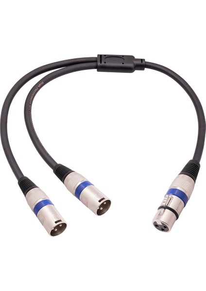 Xlr Dişi - Çift Xlr Erkek Y Ayırıcı Kablo, Xlr Ayırıcı Kablo, B (Yurt Dışından)