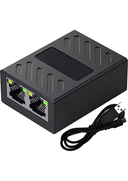 Ila 2 Ethernet Ağ Kablosu Ağ RJ45 Ayırıcı 100M Bağlayıcı (Yurt Dışından)