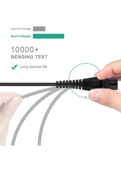Philips Norelco Oneblade Için Tıraş Makinesi, 15V USB Şarj Kablosu Güç Kablosu (Yurt Dışından)