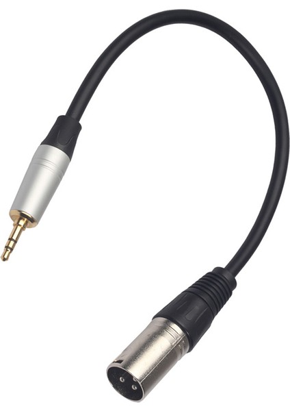 3,5 mm Stereo Jak Fişi Ses Kablosu Mikrofon Ses Kablosu 0,3 M (Yurt Dışından)