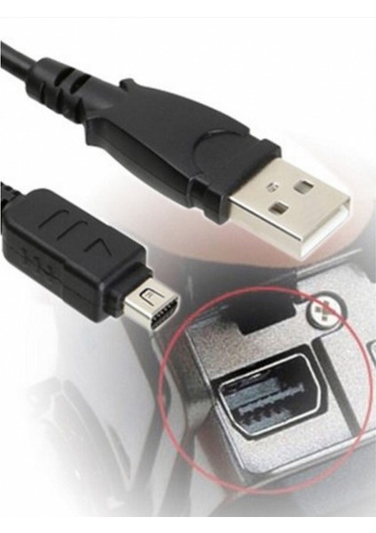 Olympus E-Pl7 E-Pl1/2/3/5/8 Için 12PIN Kamera USB Veri Kablosu Kablosu (Yurt Dışından) indirimleri