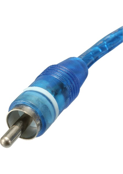 2x Rca Fono Y Ayırıcı Kurşun Adaptör Kablosu 1 Erkek - 2 Kadın 30CM (Yurt Dışından)