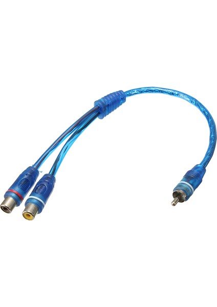 2x Rca Fono Y Ayırıcı Kurşun Adaptör Kablosu 1 Erkek - 2 Kadın 30CM (Yurt Dışından) modelleri