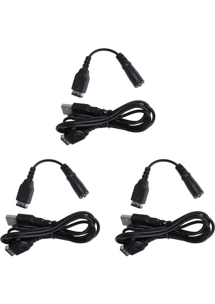 Nintendo Gameboy Advance Gba Sp Için 3x Kablo 3.5mm Jak Adaptörü Kablosu (Yurt Dışından)