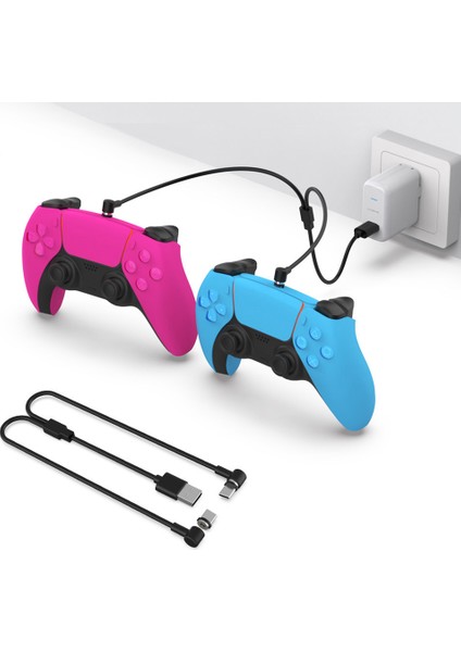 Ps Vr2 Manyetik Şarj Kablosu Için 2'si 1 Arada Tip C Şarj Kablosu (Yurt Dışından)