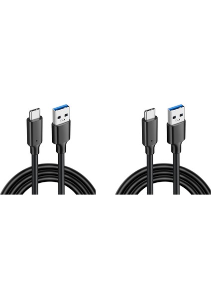 2x Usb3.2 10GBPS Tip C Kablo USB A - Tip-C 3.2 Veri Kablosu, 1m (Yurt Dışından)