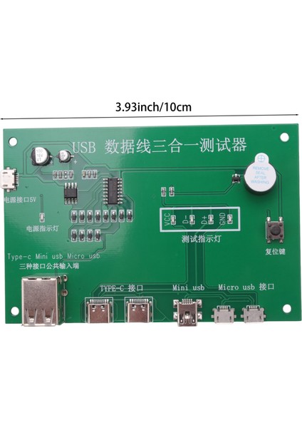 Bu USB Kablosu Triad Test Cihazı Üç Bağlantı Noktasıyla Birlikte Gelir (Yurt Dışından)