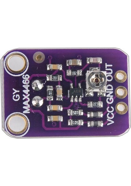 GY-MAX4466 Ayarlanabilir Kazançlı Elektret Mikrofon Amplifikatör Sensörü (Yurt Dışından)