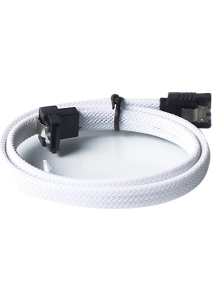 50CM Sata 3.0ııı Sata3 7pin 6gb/s Veri Kablosu, Naylon Kollu(Beyaz) (Yurt Dışından) fırsatları