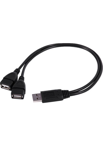 USB 2.0 A Erkek 2 Çift USB Dişi Jak Y Splitter Hub Adaptör Kablosu (Yurt Dışından)