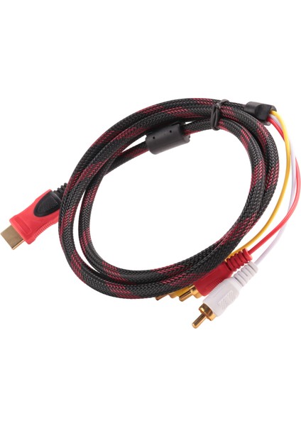 Xbox One Wii Için Ps3 Ps4 Için Erkek - Rca Video Kablosu Adaptörü, En Yeni (Yurt Dışından)