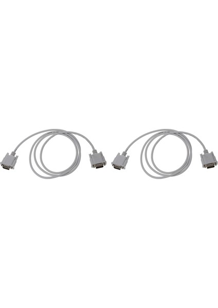 VGA DB15 Erkek Vers RS232 Db9 Adaptör Masculin Kablo (Blanc, 1.5m) (Yurt Dışından)