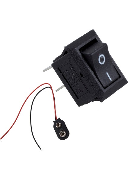 x Ac 250V 3A 2 Pin On/off I/o Spst Snap In Mini Tekne Rocker Anahtarı (Yurt Dışından)