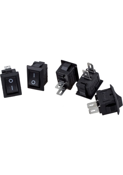x Ac 250V 3A 2 Pin On/off I/o Spst Snap In Mini Tekne Rocker Anahtarı (Yurt Dışından)