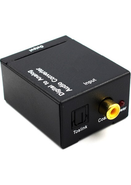 Optik Koaksiyel Toslink Dijital - Analog Ses Adaptörü Rca L/r 3,5 mm (Yurt Dışından)