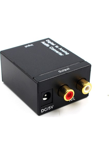 Optik Koaksiyel Toslink Dijital - Analog Ses Adaptörü Rca L/r 3,5 mm (Yurt Dışından)