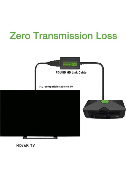 Xbox Için HDMI Uyumlu Dönüştürücü Dijital Video Ses Adaptörü (Yurt Dışından)