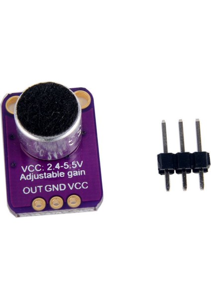 GY-MAX4466 Ayarlanabilir Kazançlı Elektret Mikrofon Amplifikatör Sensörü (Yurt Dışından)