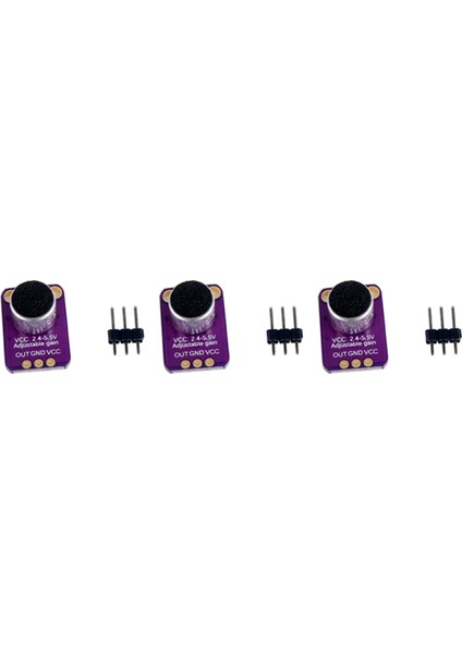 GY-MAX4466 Ayarlanabilir Kazançlı Elektret Mikrofon Amplifikatör Sensörü (Yurt Dışından)
