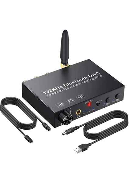 192KHZ Bluetooth Dac Dönüştürücü Kablosuz Ses Verici Alıcı (Yurt Dışından)