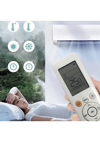 Midea Klima RG10L1 Için Klima Uzaktan Kumandası (Yurt Dışından)