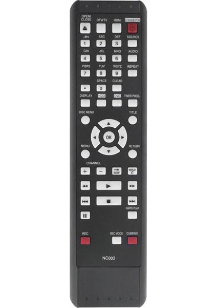 NC003UD NC003 Magnavox HDD DVD Kaydedici MDR535H/F7 Için Uzaktan Kumandayı Değiştirin (Yurt Dışından)