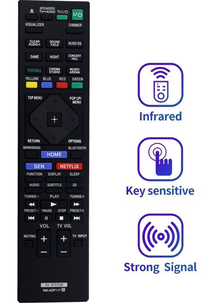 RM-ADP117 Sony Ev Sineması Blu-Ray DVD BDV-N5200W Için Uzaktan Kumandayı Değiştirin (Yurt Dışından) fırsatları