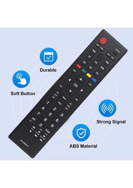 ER-22601B Hisense Tv L24K20D HL32K20D Için Uzaktan Kumandayı Değiştirin (Yurt Dışından) fırsatları