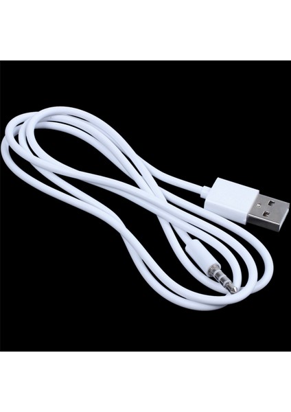 3.5mm Stecker Audio Aux ve USB 2.0 Stecker Adaptörü 1m Weiss (Yurt Dışından)