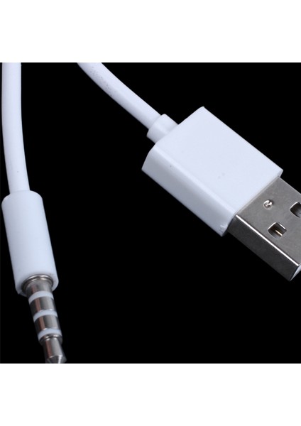 3.5mm Stecker Audio Aux ve USB 2.0 Stecker Adaptörü 1m Weiss (Yurt Dışından)