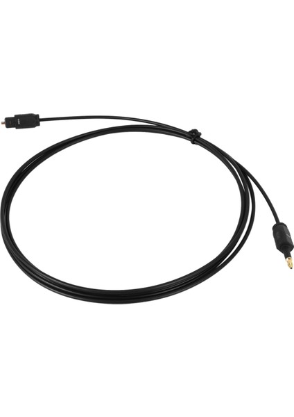 2m Mini 3.5mm Fişli Optik Ses Kablosu Spdıf Fiber Optik Hat (Yurt Dışından)