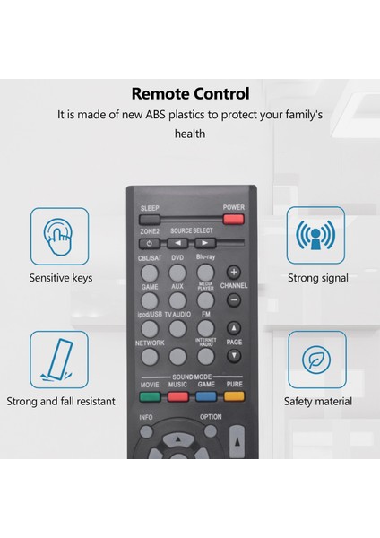Denon RC-1189 RC-1196 RC-1193 RC-1192 AVR-S700W Için Uzaktan Kumanda (Yurt Dışından)