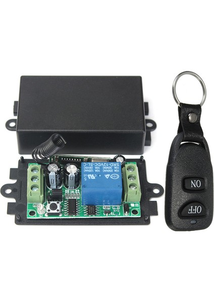 Dc 12V 10A 1ch Kablosuz Uzaktan Kumanda Alıcı Verici 433MHZ (Yurt Dışından)